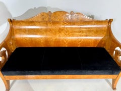 Bench in Birch Veneer, Russia, Early 19th Century