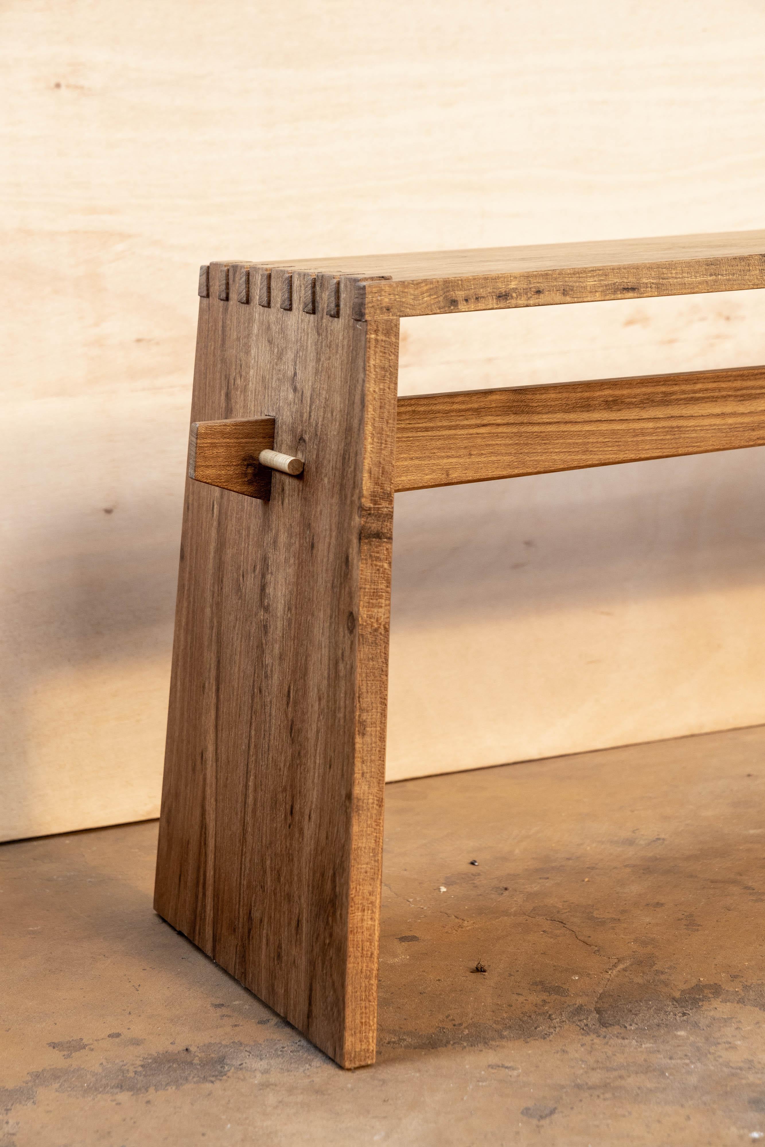 Panchina contemporanea in legno duro brasiliano di Ricardo Graham Ferreira in vendita 1