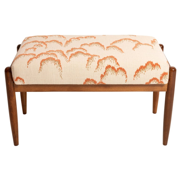 Bench in Dedar Lilaz Fabric, by Vintola Studio, Europe, Poland