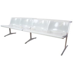 Outdoor Bench Grey Fiberglass and Aluminium by Friso Kramer, Germany, 1967