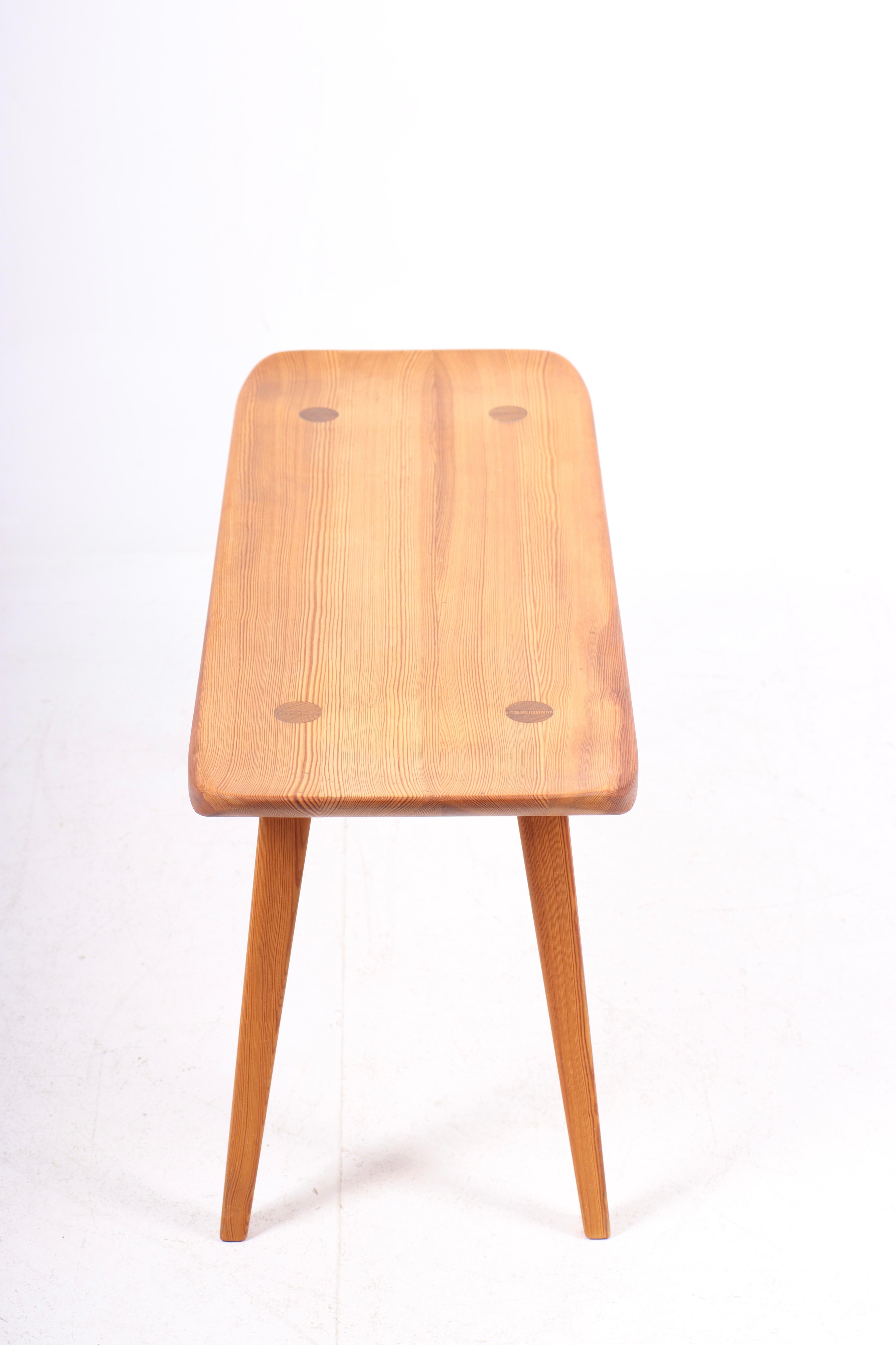 Bench in Solid Pine by Carl Malmsten, 1960s In Good Condition For Sale In Lejre, DK