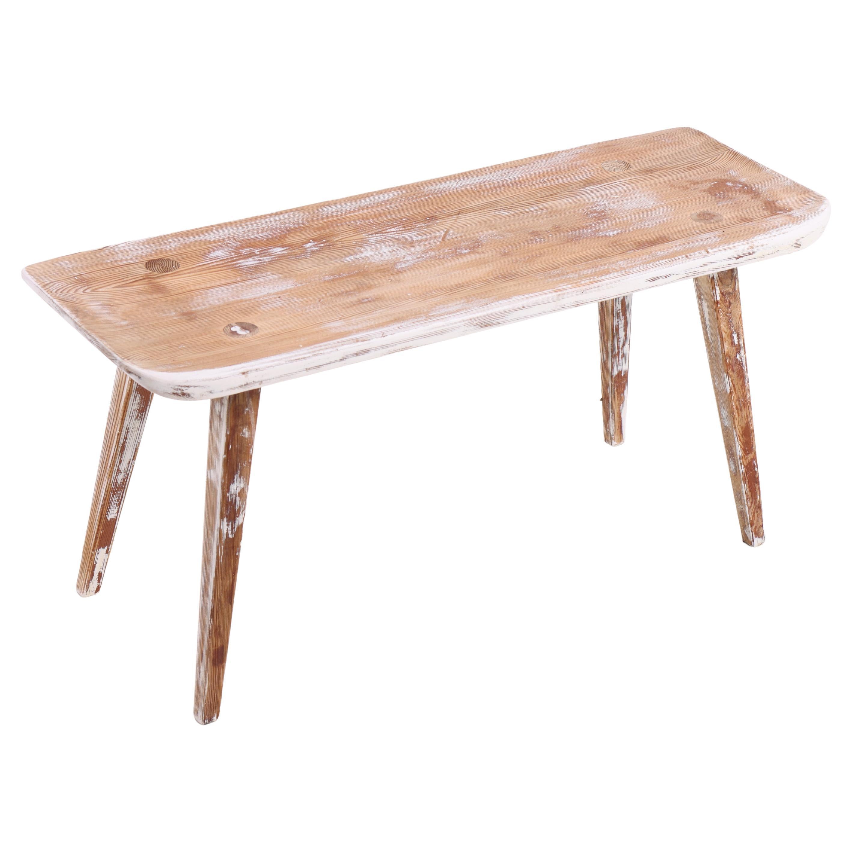 Bench in Solid Pine by Carl Malmsten, 1960s