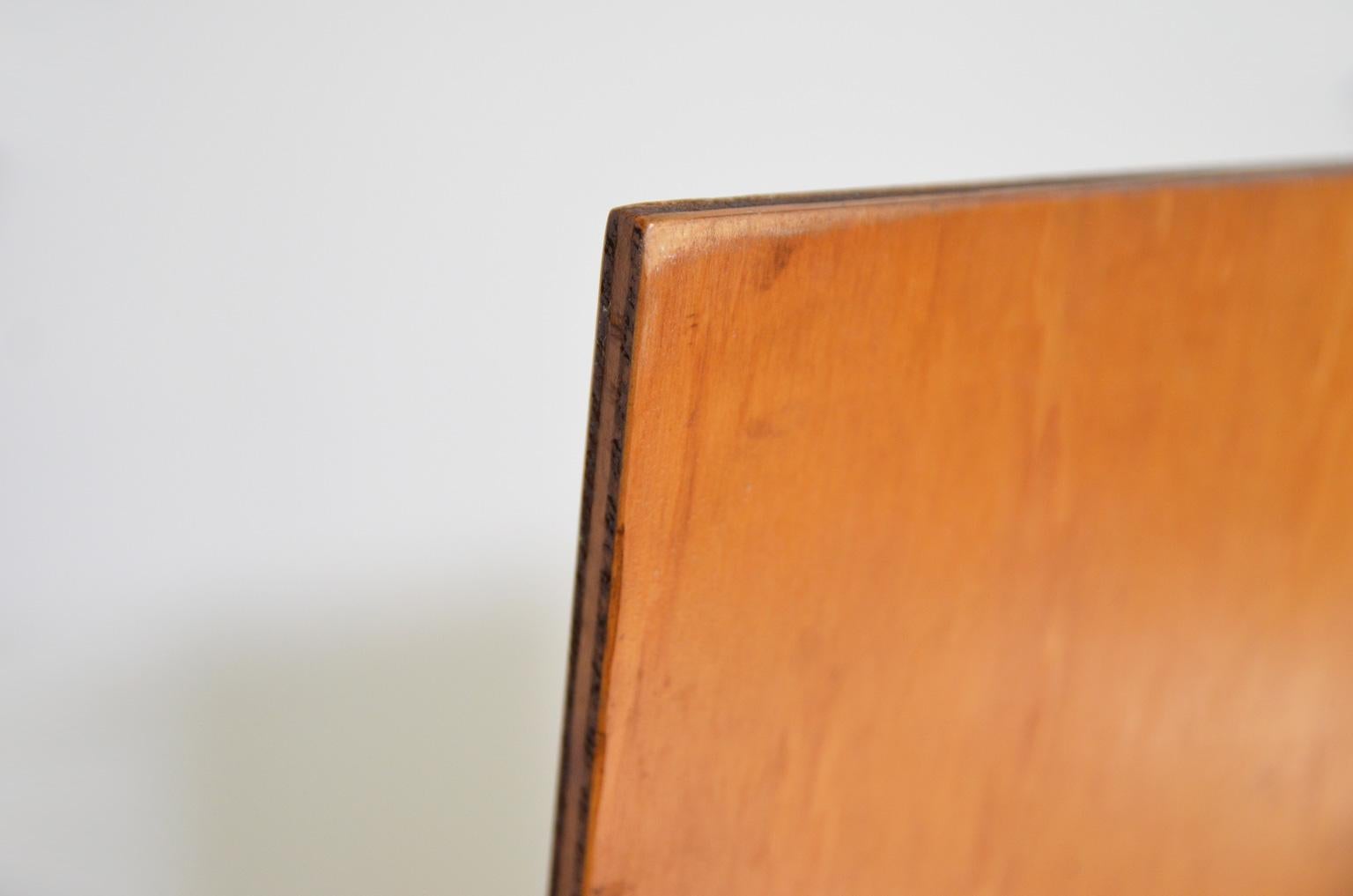 Lacquered Wooden Bench in the Manner of Dutch De Stijl designer Gerrit Rietveld