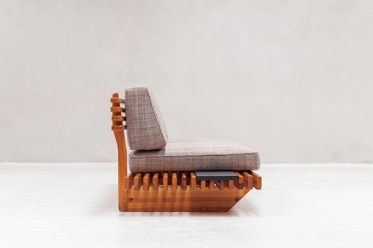 Banc dans le style de Charlotte Perriand, Japon, années 1960 3
