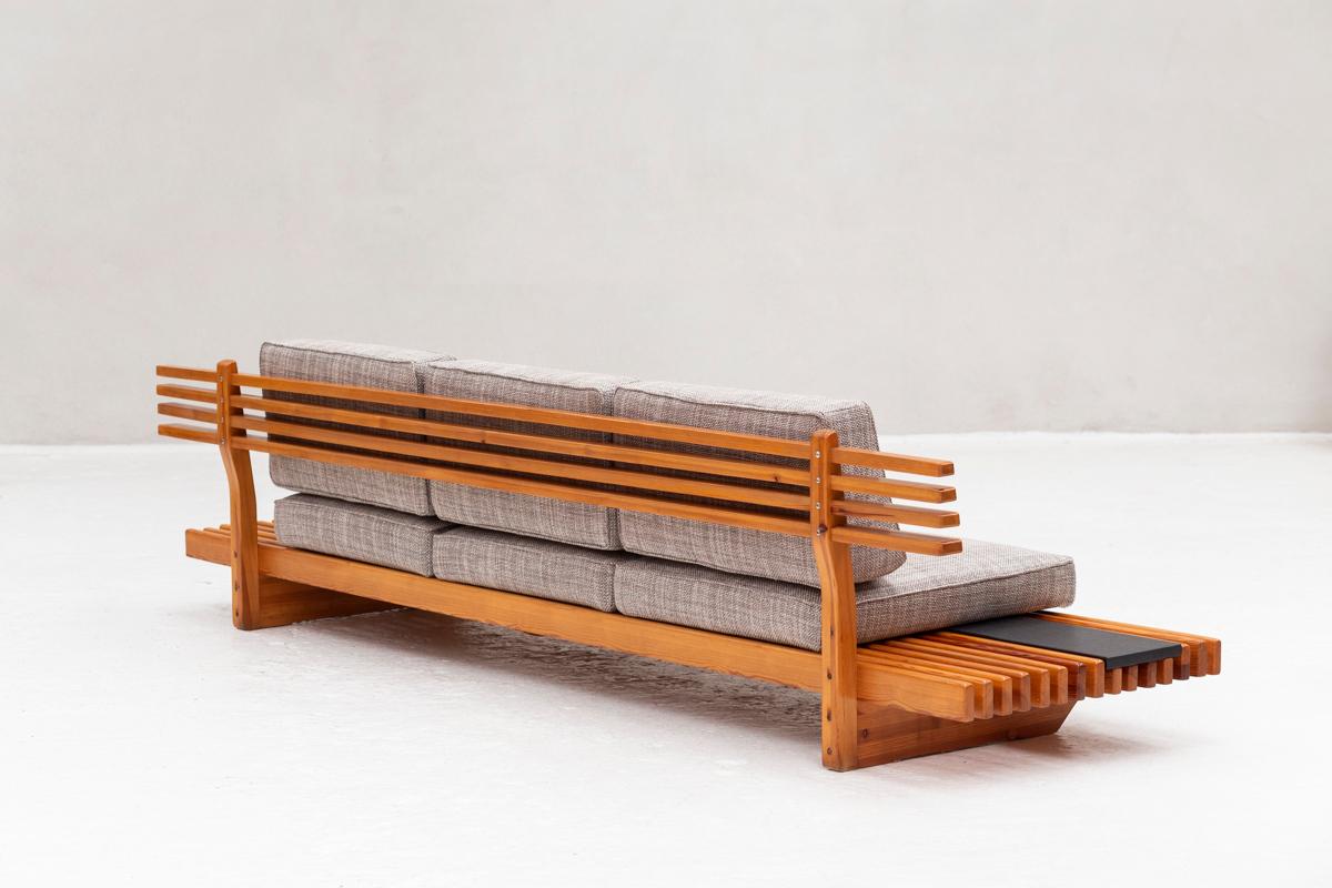 Banc dans le style de Charlotte Perriand, Japon, années 1960 7