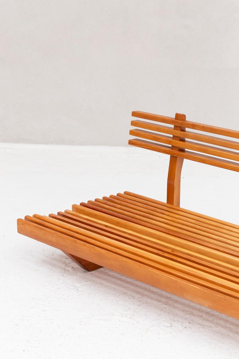 Banc dans le style de Charlotte Perriand, Japon, années 1960 8
