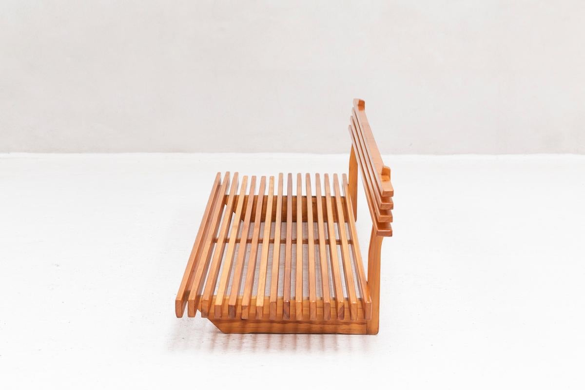 Banc dans le style de Charlotte Perriand, Japon, années 1960 9