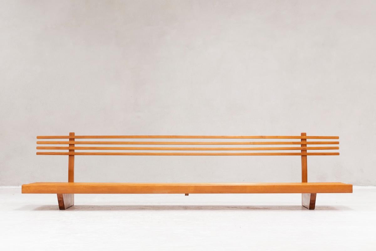 Bench in the Style of Charlotte Perriand, Japan, 1960’s 9