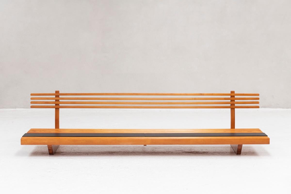 Banc dans le style de Charlotte Perriand, Japon, années 1960 11