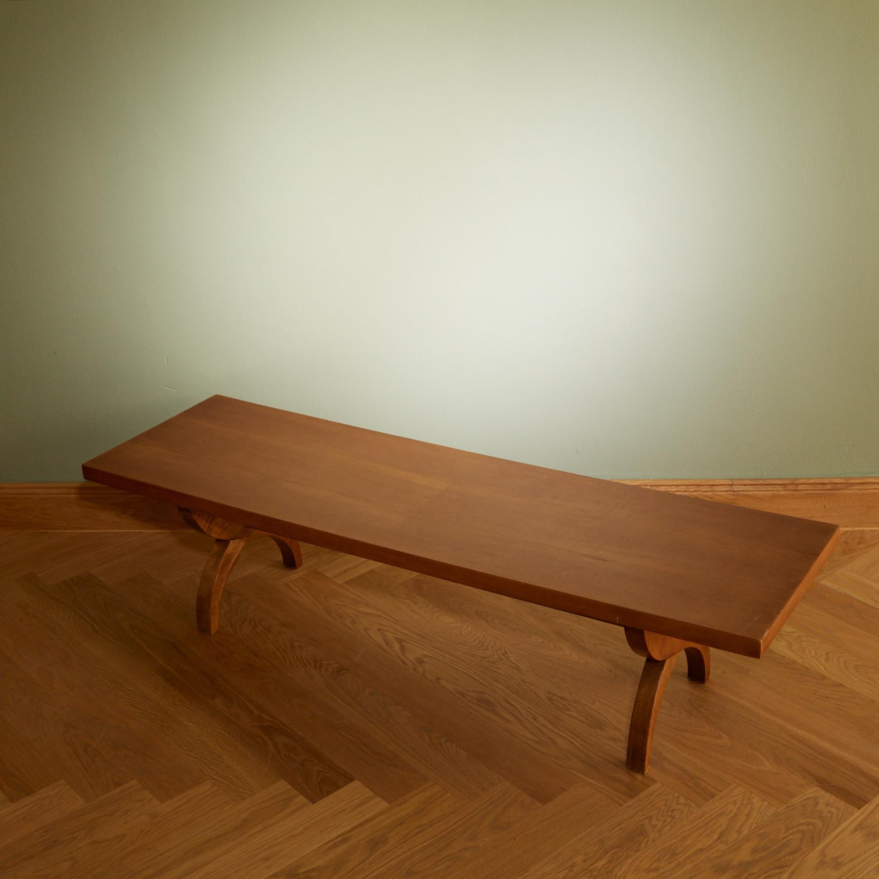 Mid-20th Century Bench in the Style of Emilio Lancia For Sale
