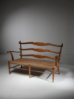 Bench in the Style of Paolo Buffa, Italy, 1950s