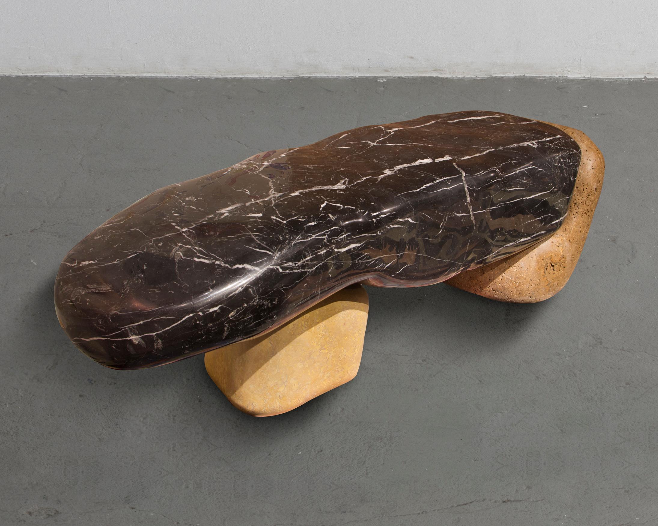 American Bench in Three Marbles by Katie Stout