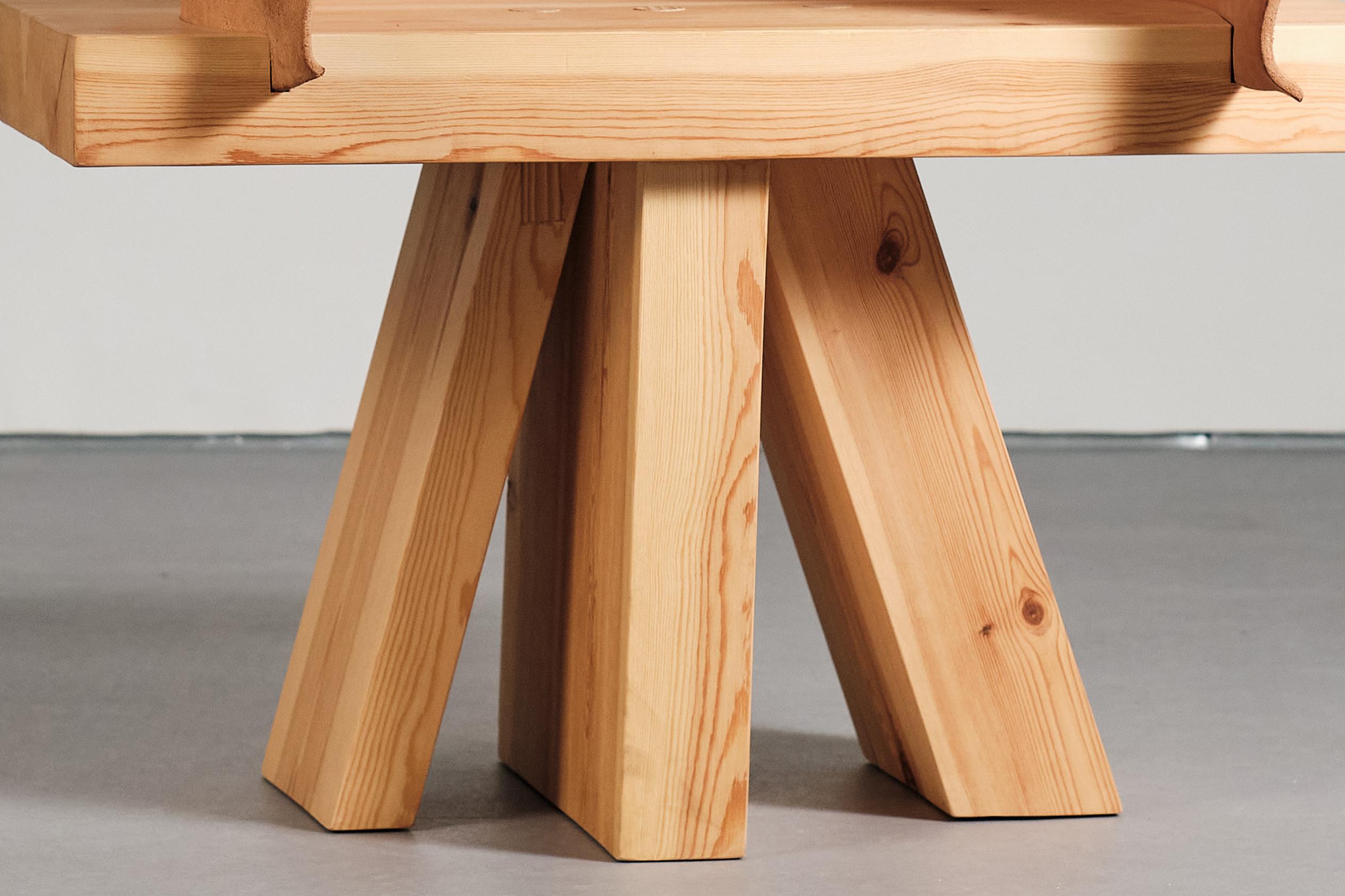 Cuir Banc en cuir de buffle d'eau Sculpture unique Mímesis 7 de Jordi Ribaudí en vente