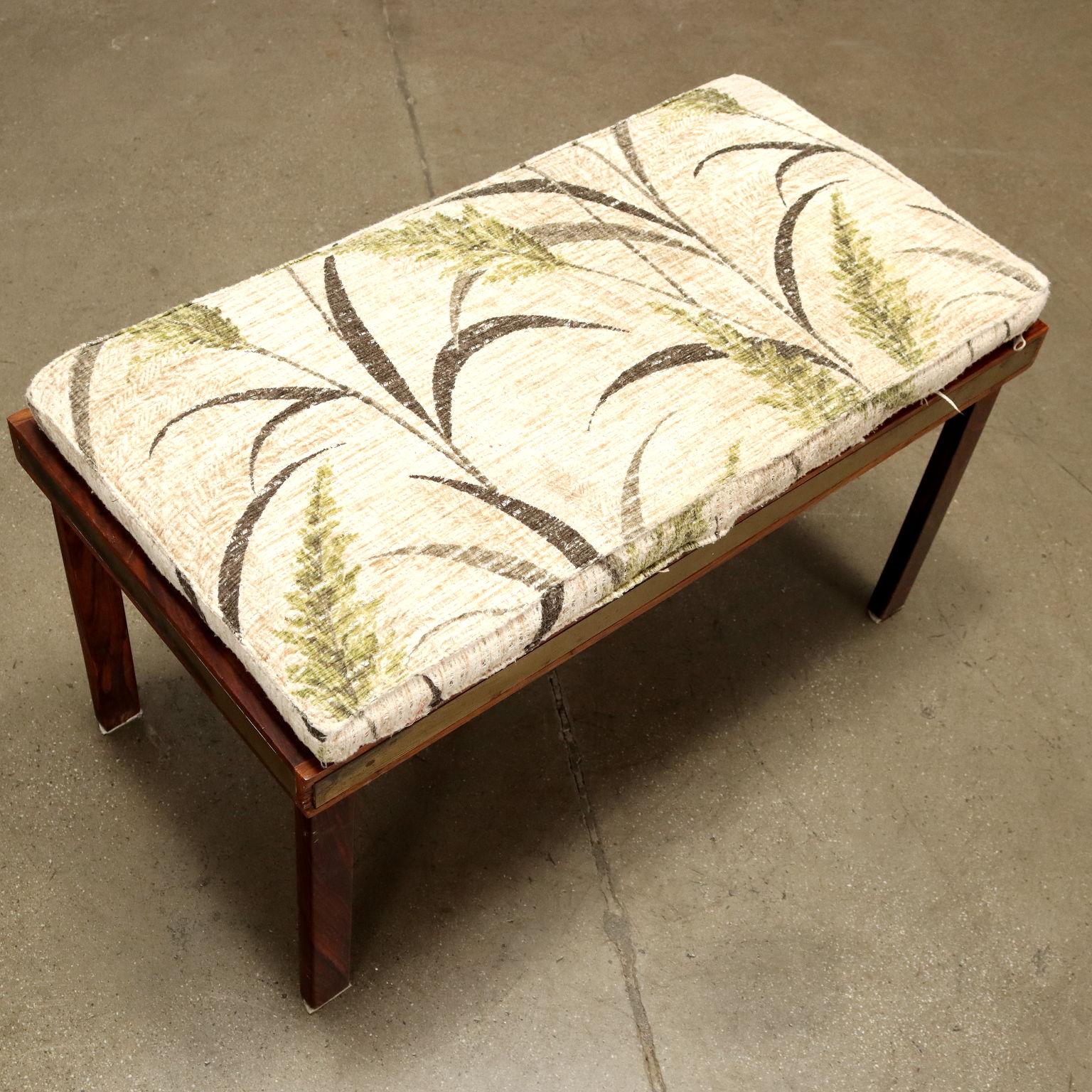 Mid-Century Modern Bench Jacaranda Wood, Italy, 1960s For Sale