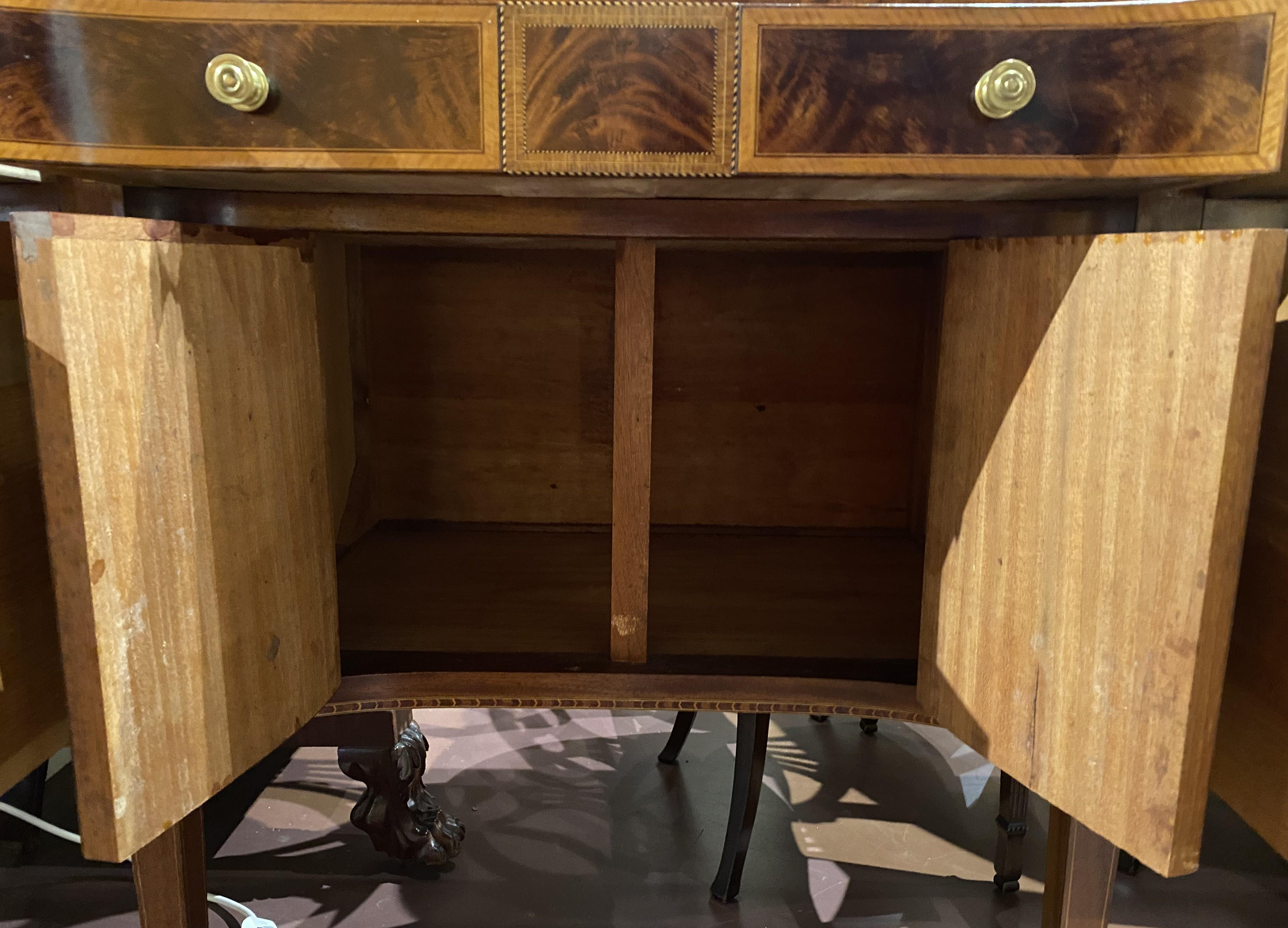 Bench Made Mahogany Federal Style Sideboard with Fabulous Inlay 4
