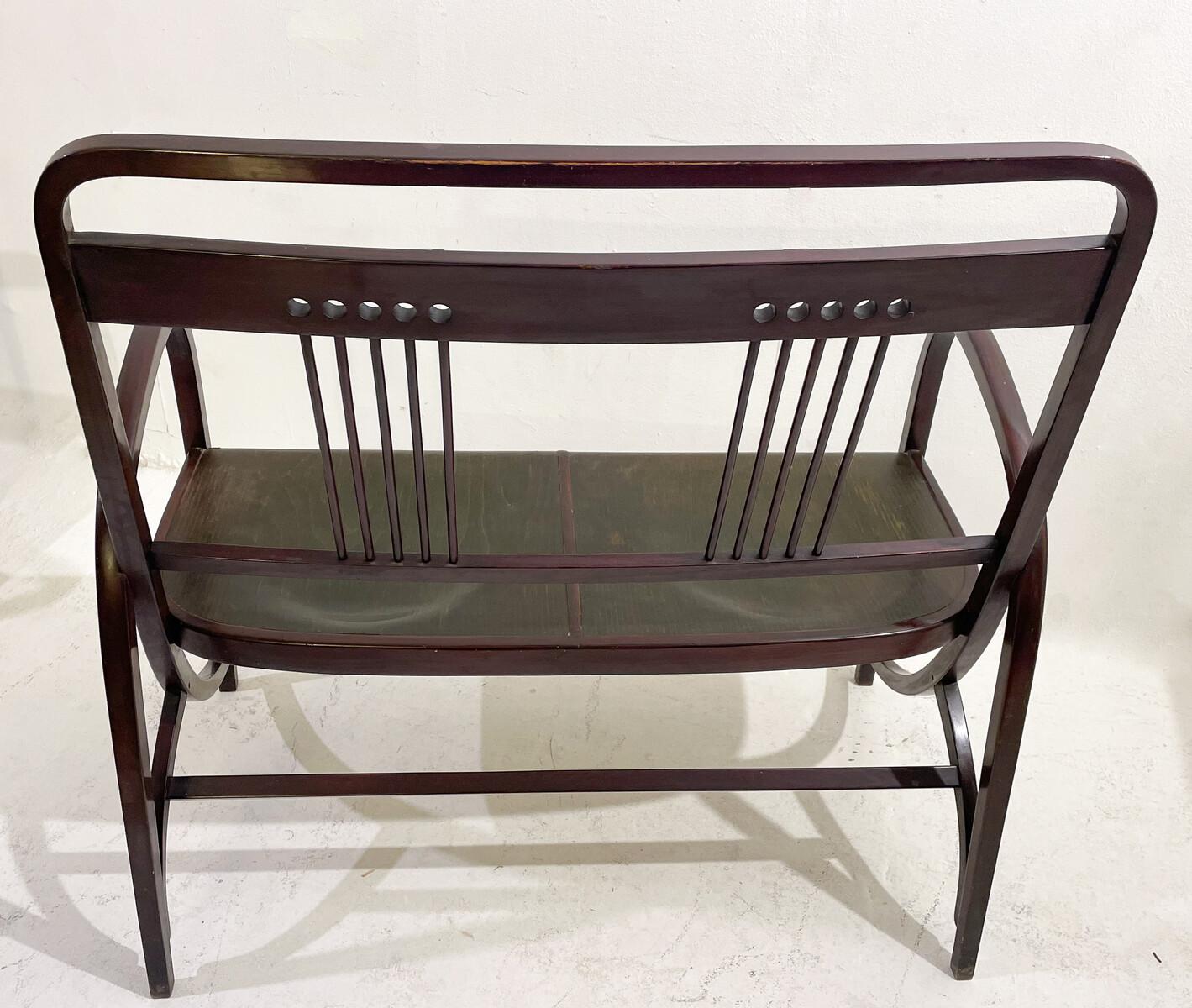 Bench Mod 1511 by Thonet, 1900s For Sale 4