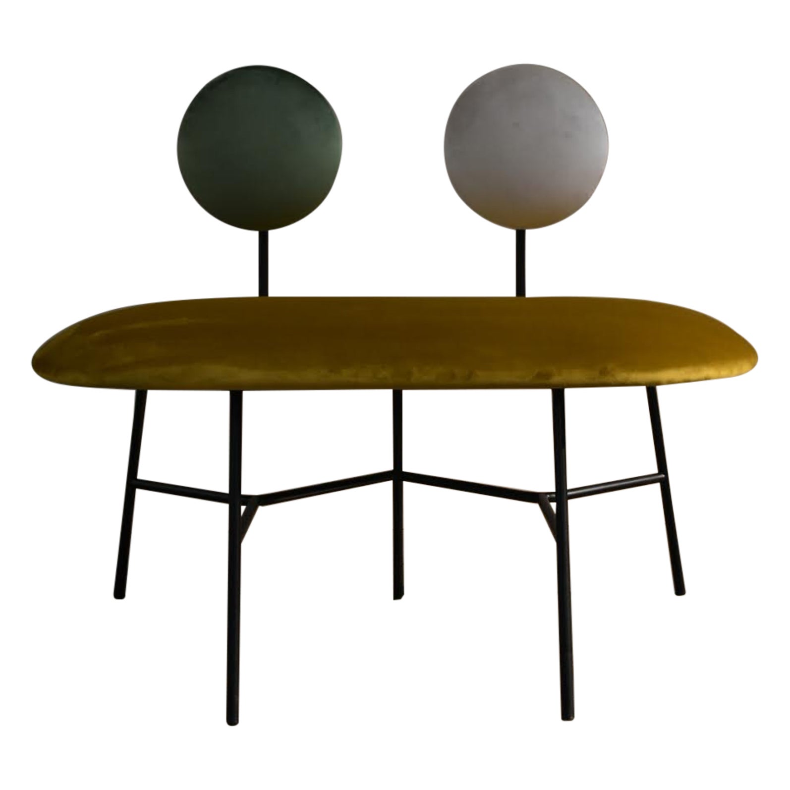 Bench mod. BD15 in stainproof made in Italy. For Sale