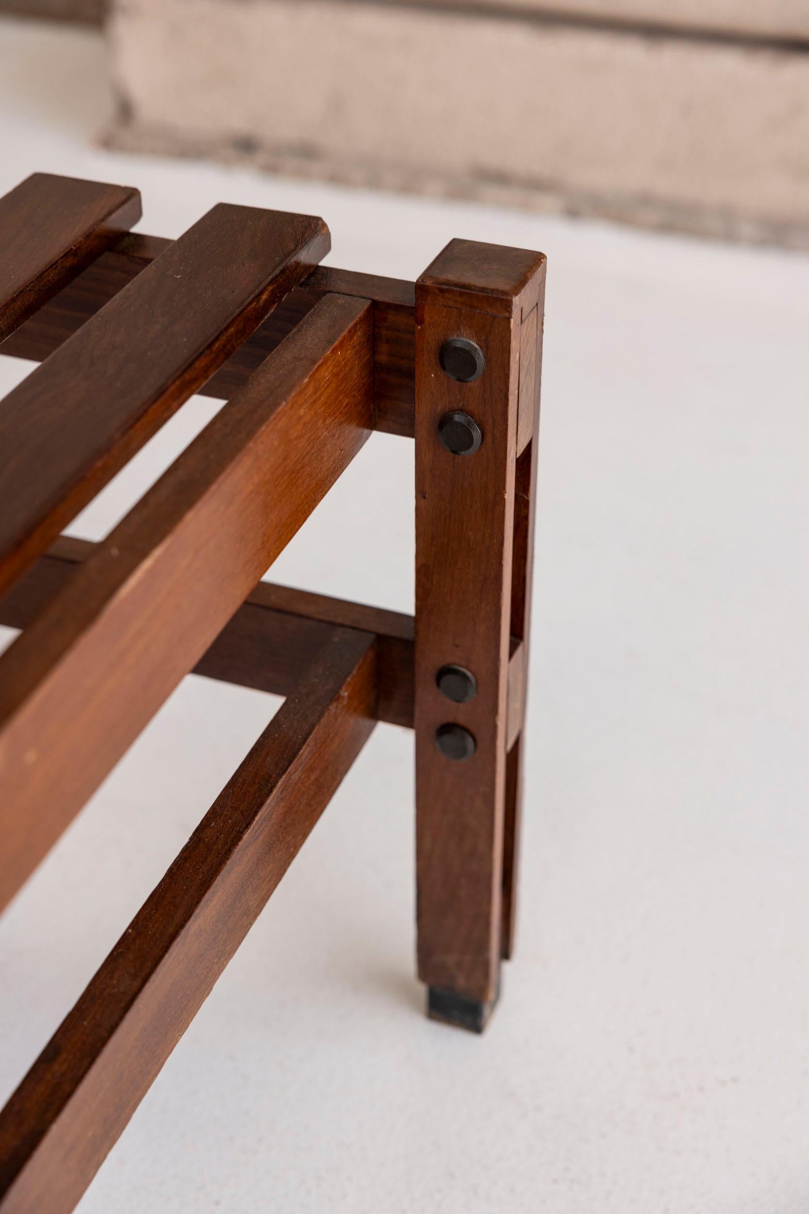 Legno Panchina modello Camogli di Ico Parisi per M.I.M Roma, 1958 in vendita