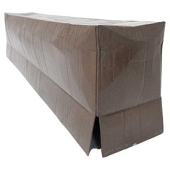 Bench Model “Cardboard Bench 1B Natural” by Illya Goldman Gubin Contemporary 