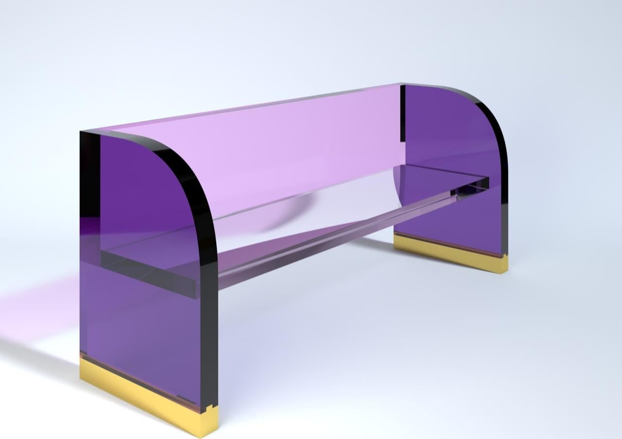 Modern Bench Rendez-Vous Model by Studio Superego, Italy