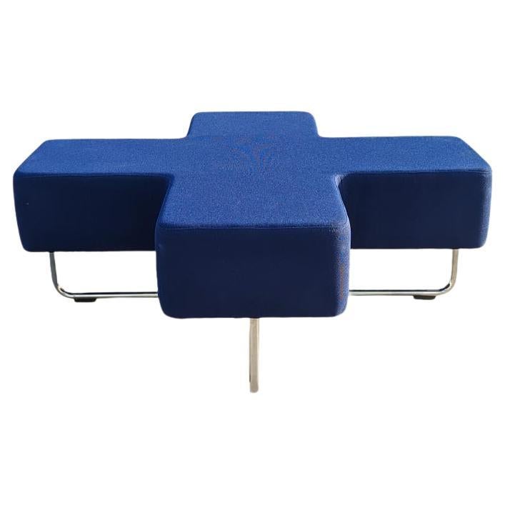 Bench, Modular Seating By Allermuir, Cross Shape, Modern, Commercial Grade For Sale