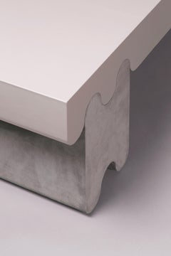 Bench Nappa & Suede Francesco Balzano for Giobagnara Ossicle Leather Bench No. 2