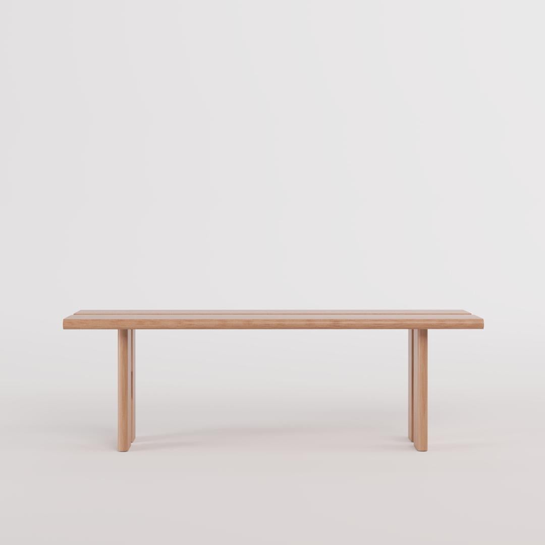 This beautiful bench is made of peruvian wood 