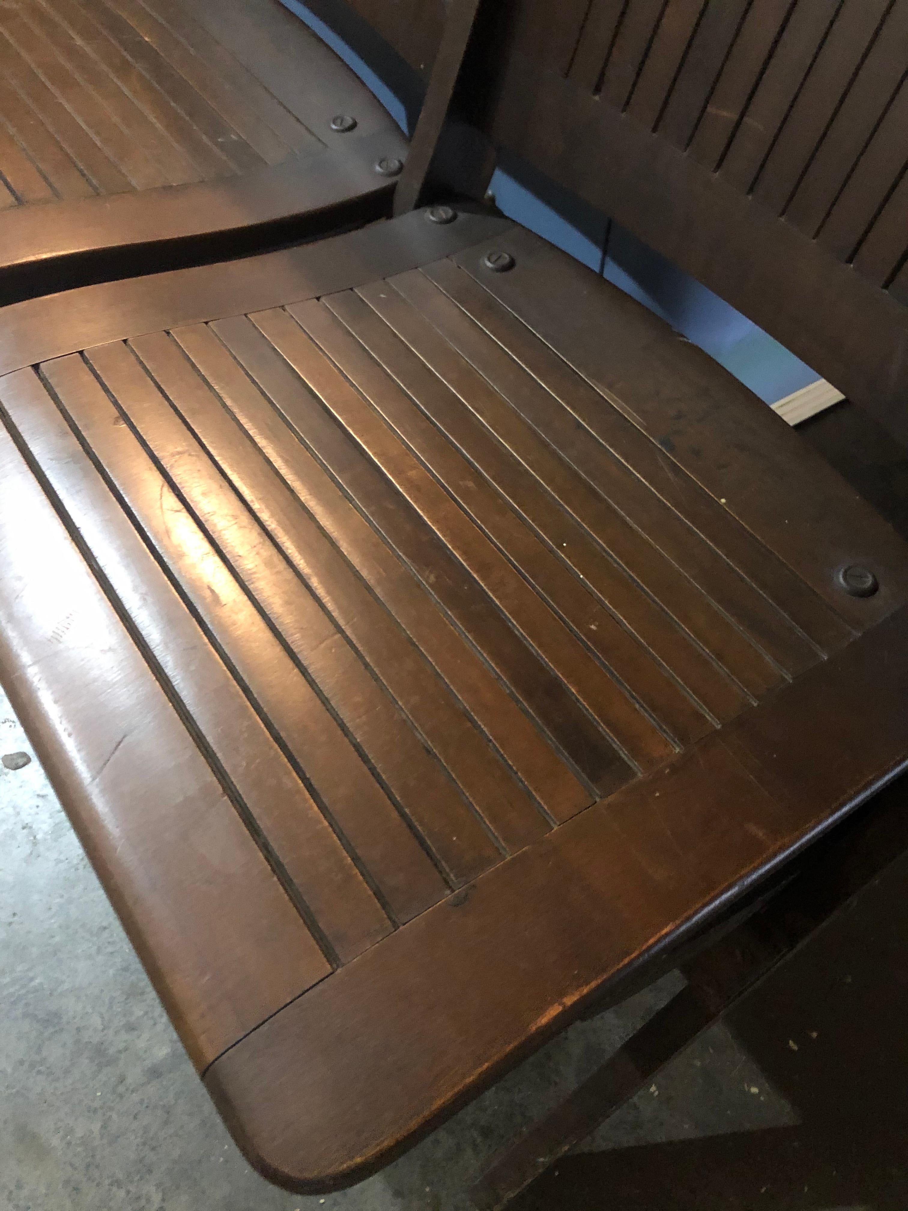 4 seat bench