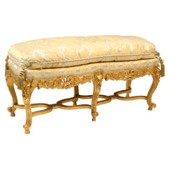 Execptional bench giltwood louis XIV style 