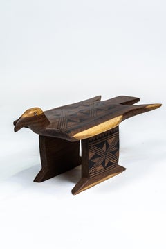 Bench / Sculpture "Gavião", Bird by Indigenous Community Wauja, 2020's