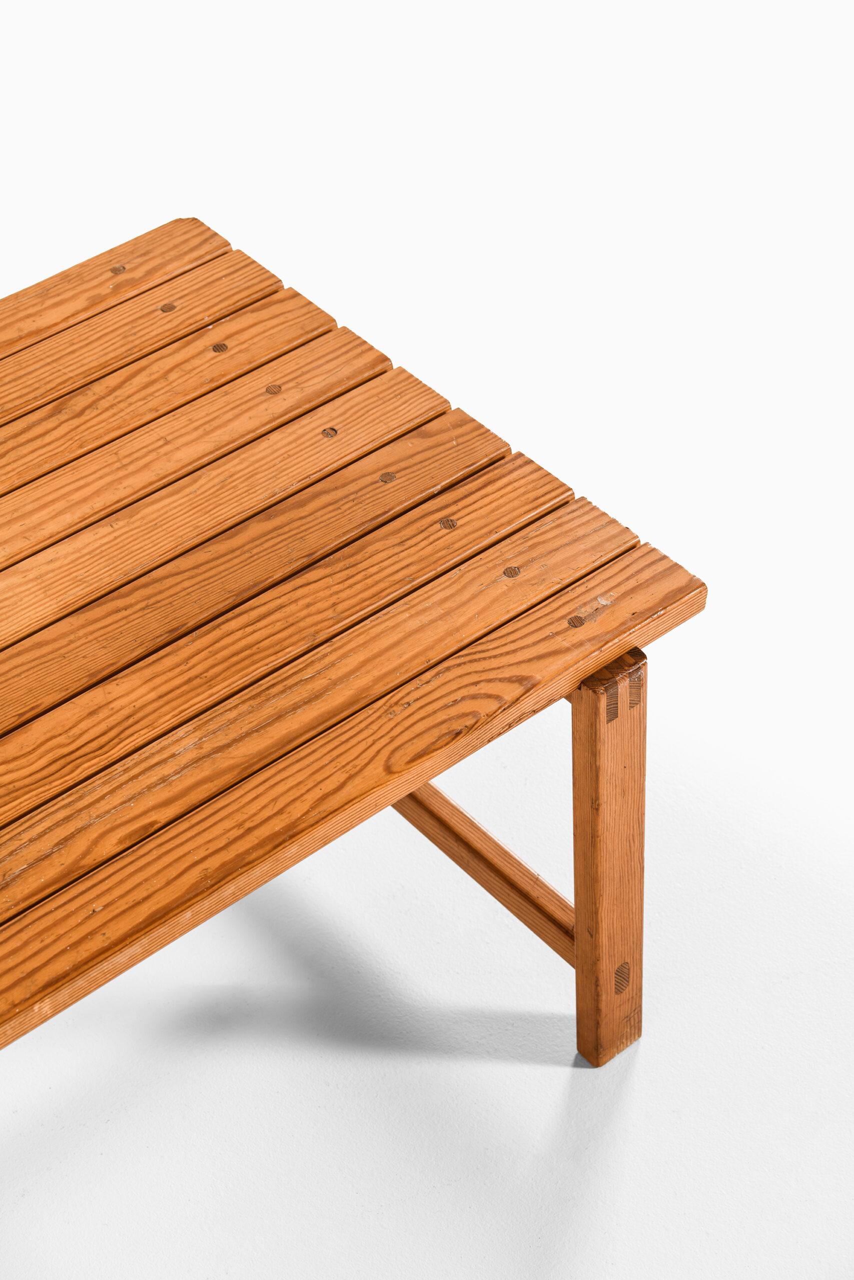 Scandinavian Modern Bench / Side Table Produced in Sweden For Sale