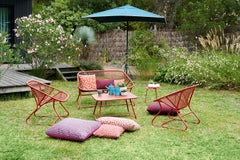 Bench - Small sofa Fermob - SIXTIES Bench - Cactus