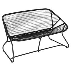 Bench - Small sofa Fermob – SIXTIES Bench - Liquorice
