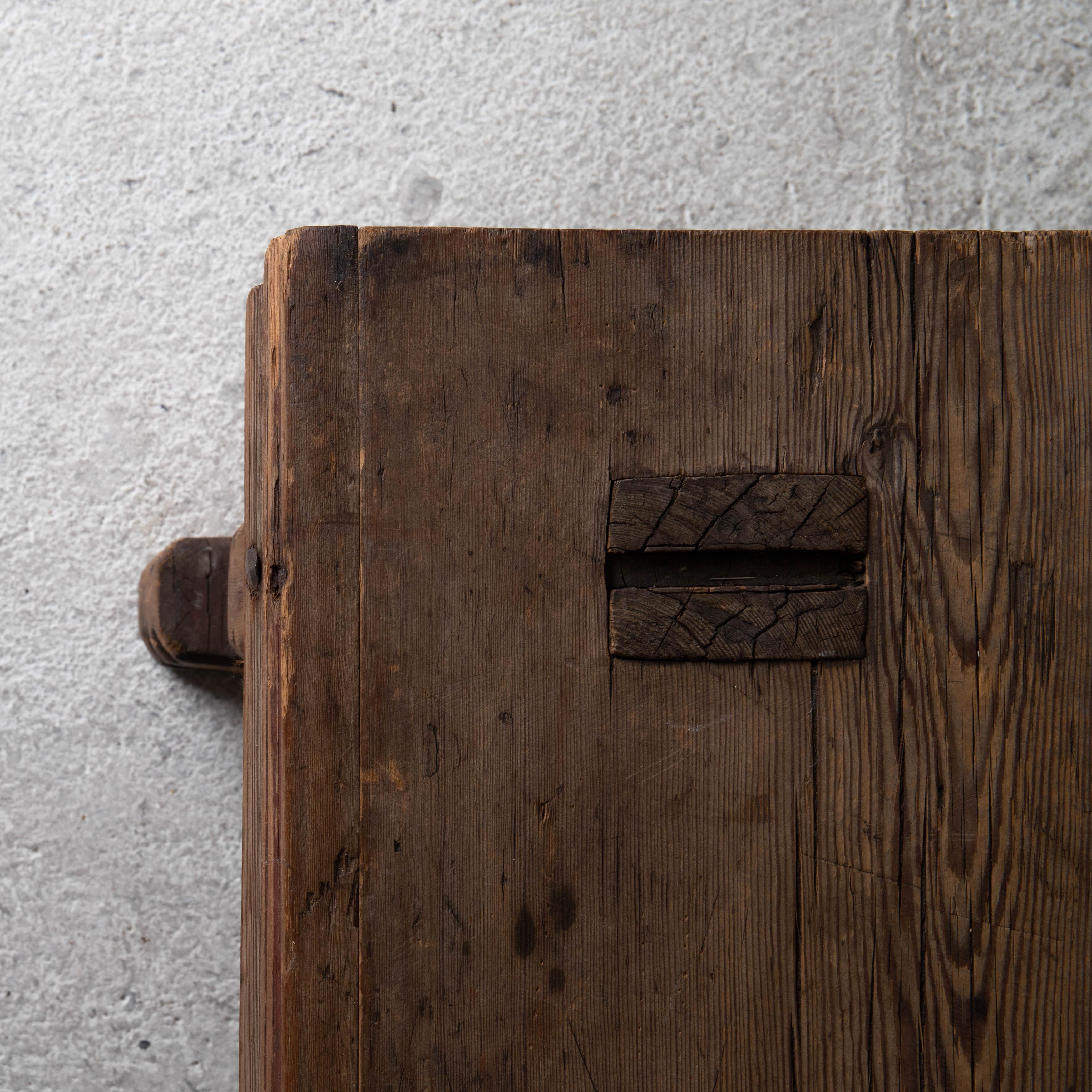 Bench Schwedischer Barock 18. Jahrhundert Originalfarbe (Holz) im Angebot