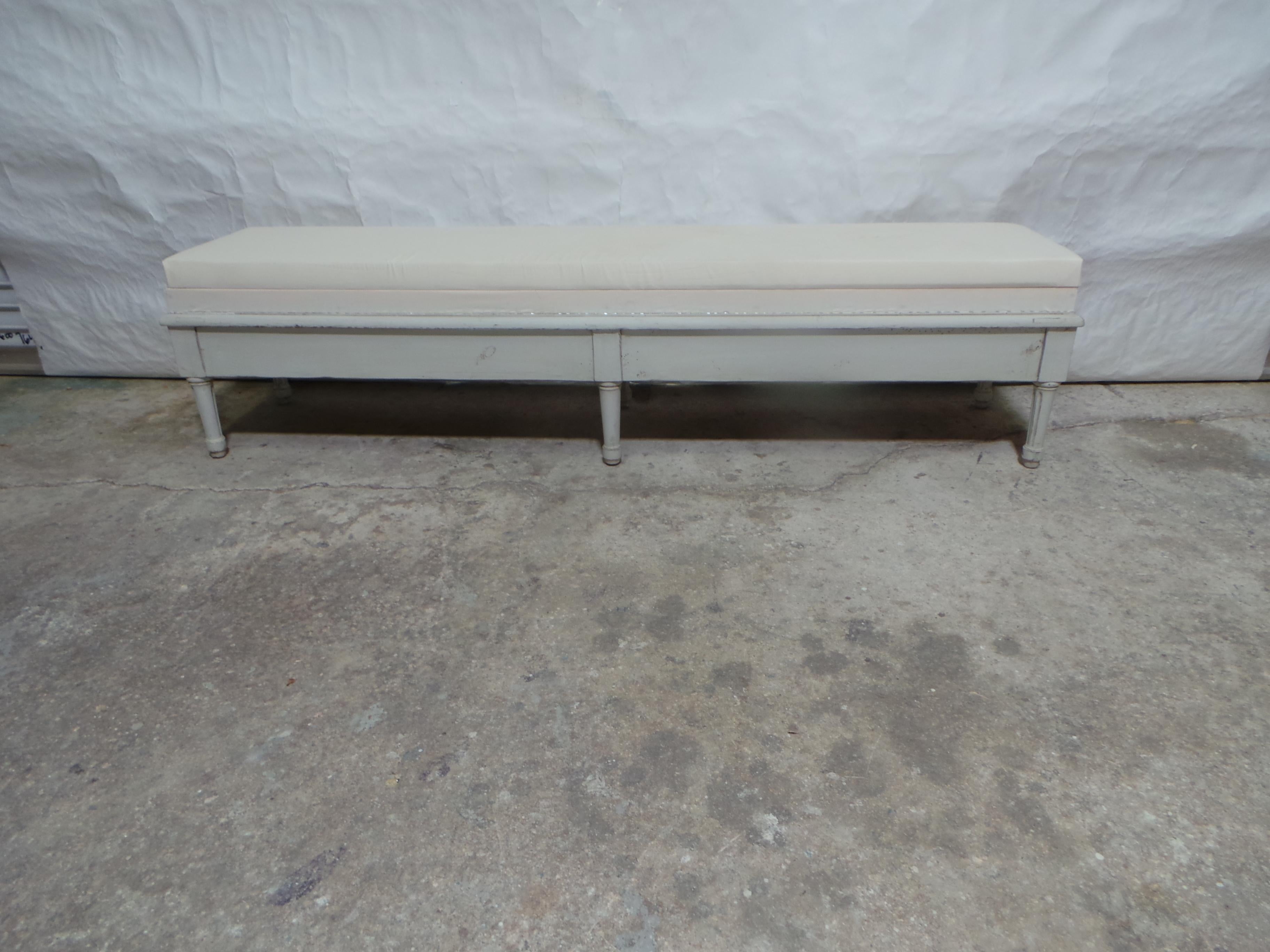Bench Swedish Gustavian Style For Sale 3