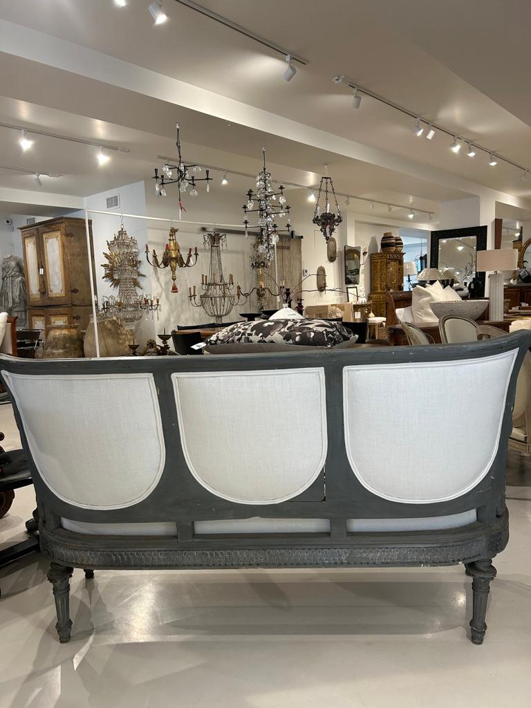 Bench, Swedish with Griffons, 19th Century In Fair Condition In New Orleans, LA