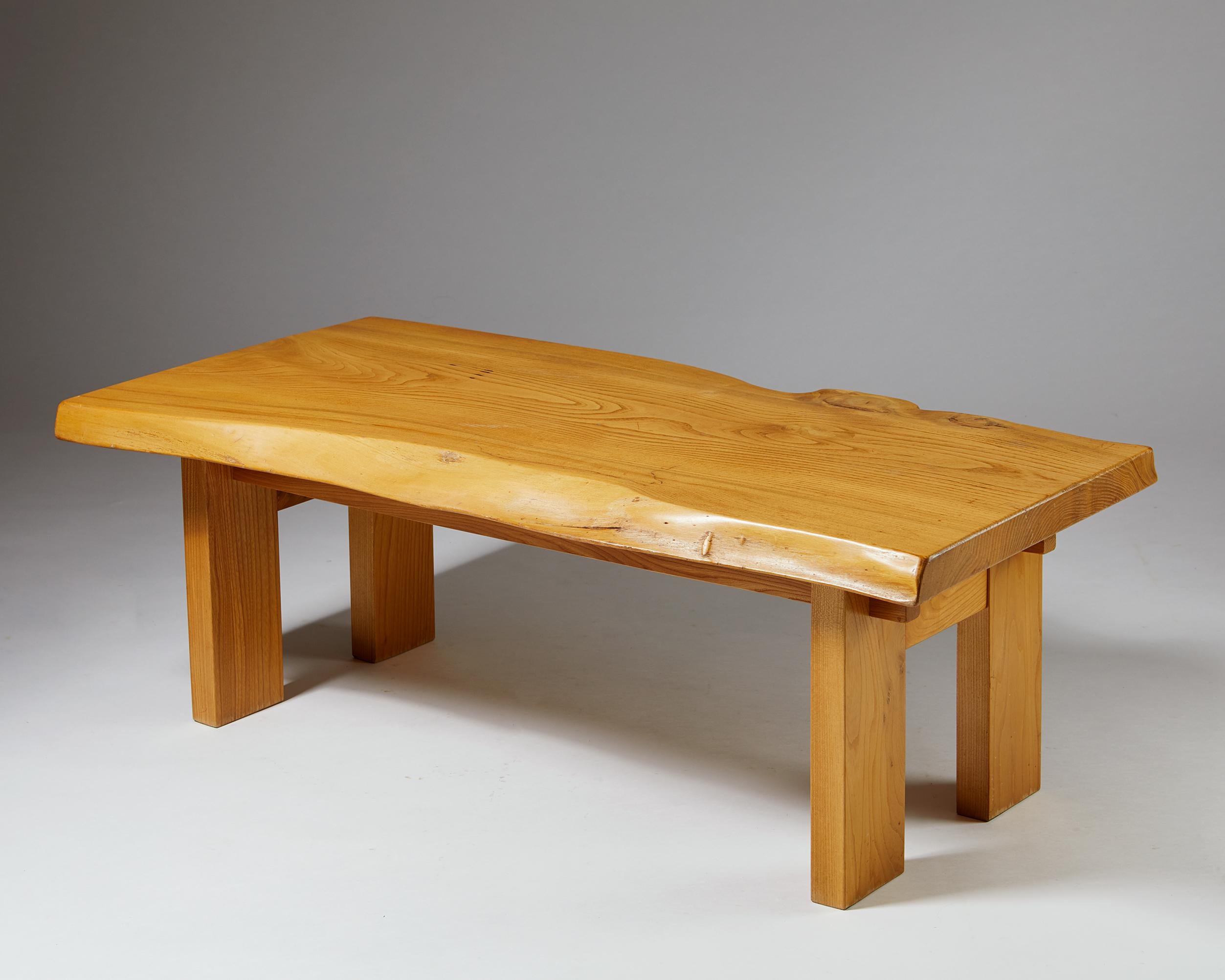 Scandinave moderne Banc/table conçu par Sigvard Nilsson pour Söwe-konst, Suède, années 1970 en vente