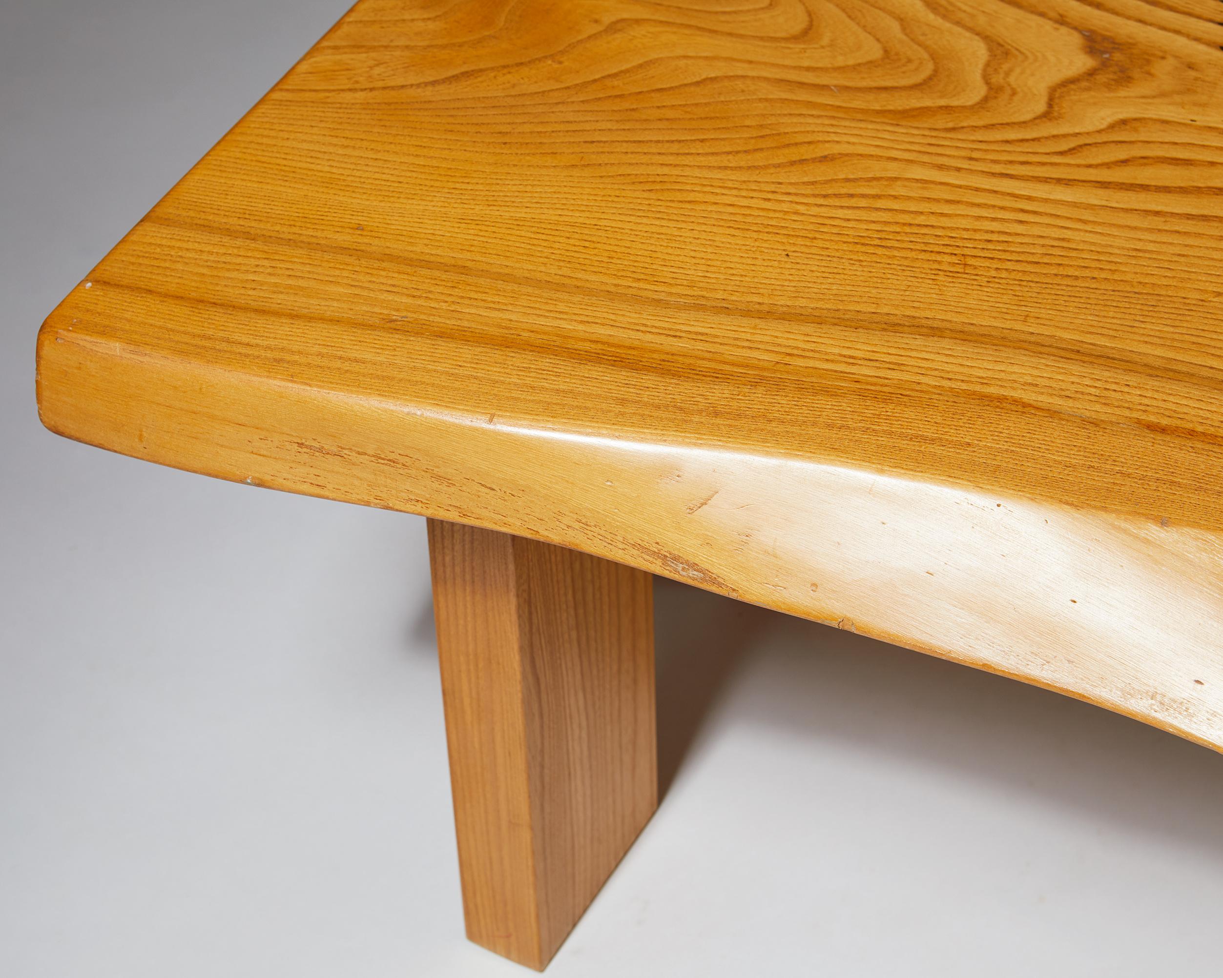 Bench/Table Designed by Sigvard Nilsson for Söwe-konst, Sweden. 1970s For Sale 2