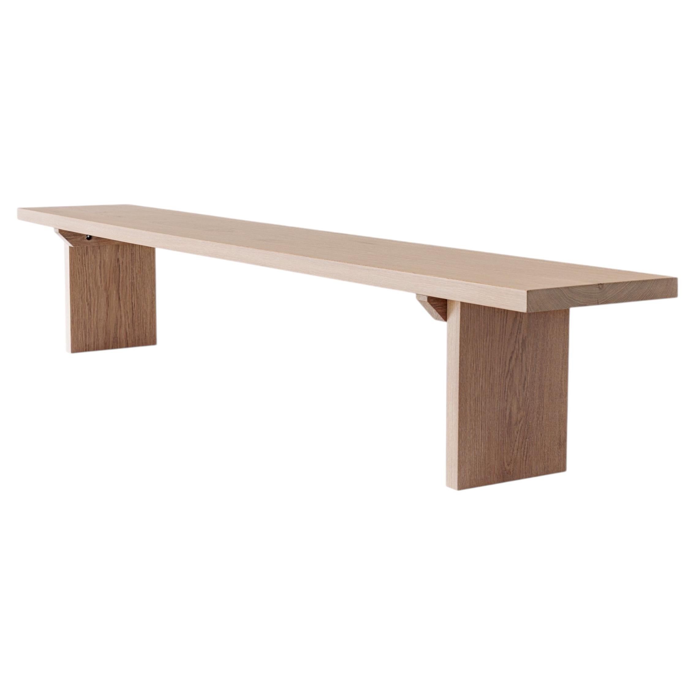 Bench, White Oak, Minimalism, Contemporary Danish Design