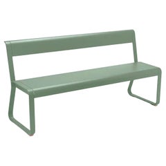 Bench with Backrest Fermob Bellevie - Cactus