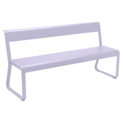 Bench with Backrest Fermob Bellevie - Marshmallow
