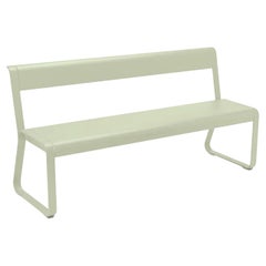 Bench with Backrest Fermob Bellevie - Willow Green