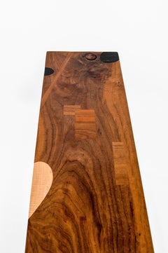 Bench with Inlays and Exquisite Detailing, Poet's Bench by Birnam Wood Studio