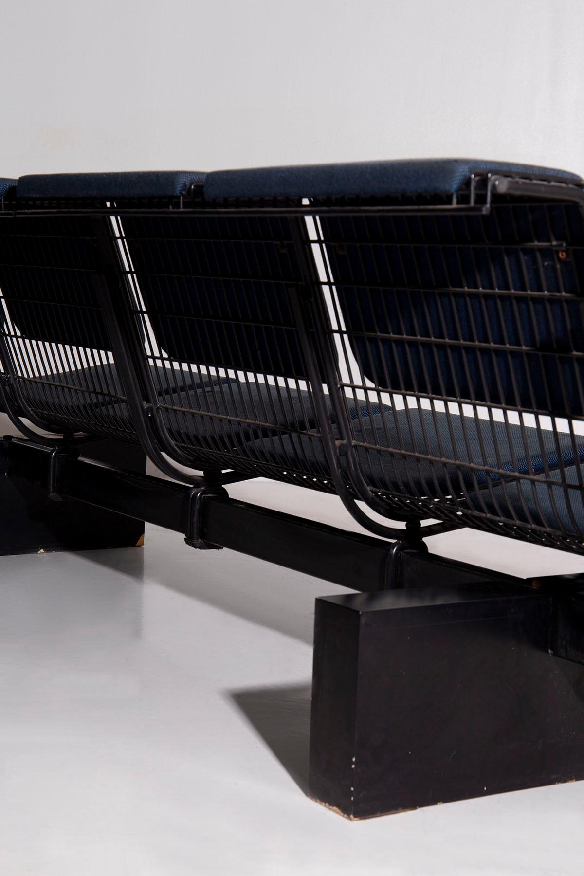Bench with Seats by Osvaldo Borsani for Tecno For Sale 1