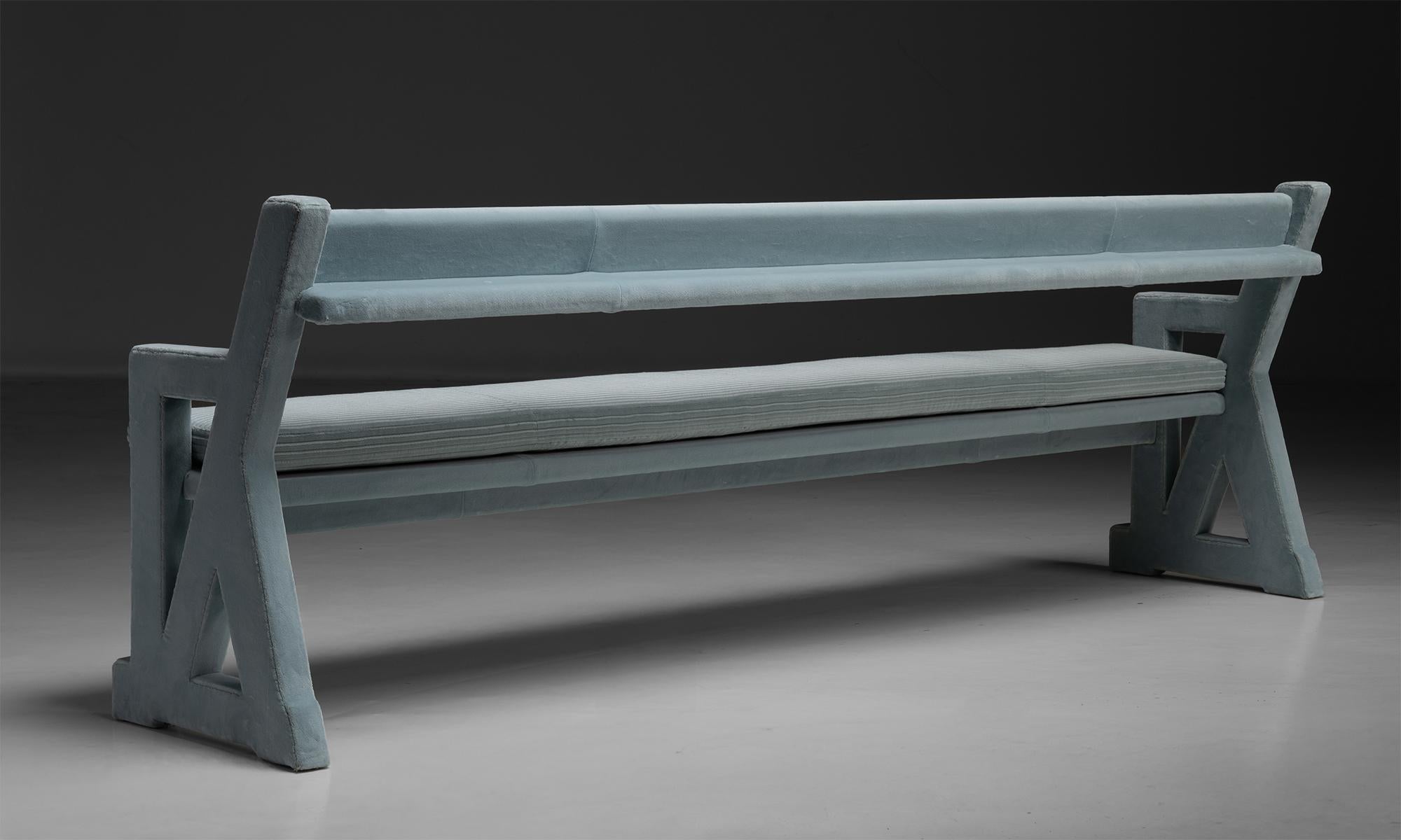Panche in velluto Rosemary Hallgarten, Inghilterra, 1930 circa in vendita 1