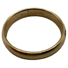 Vintage Benchmark 14K Gold Band Ring