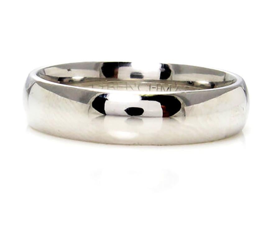 Women's or Men's Benchmark Solid Platinum 950 Plain Wedding Band Ring Comfort Fit For Sale