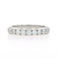 Benchmark Diamond Wedding Band - White Gold 14k Round 1.00ctw Ring