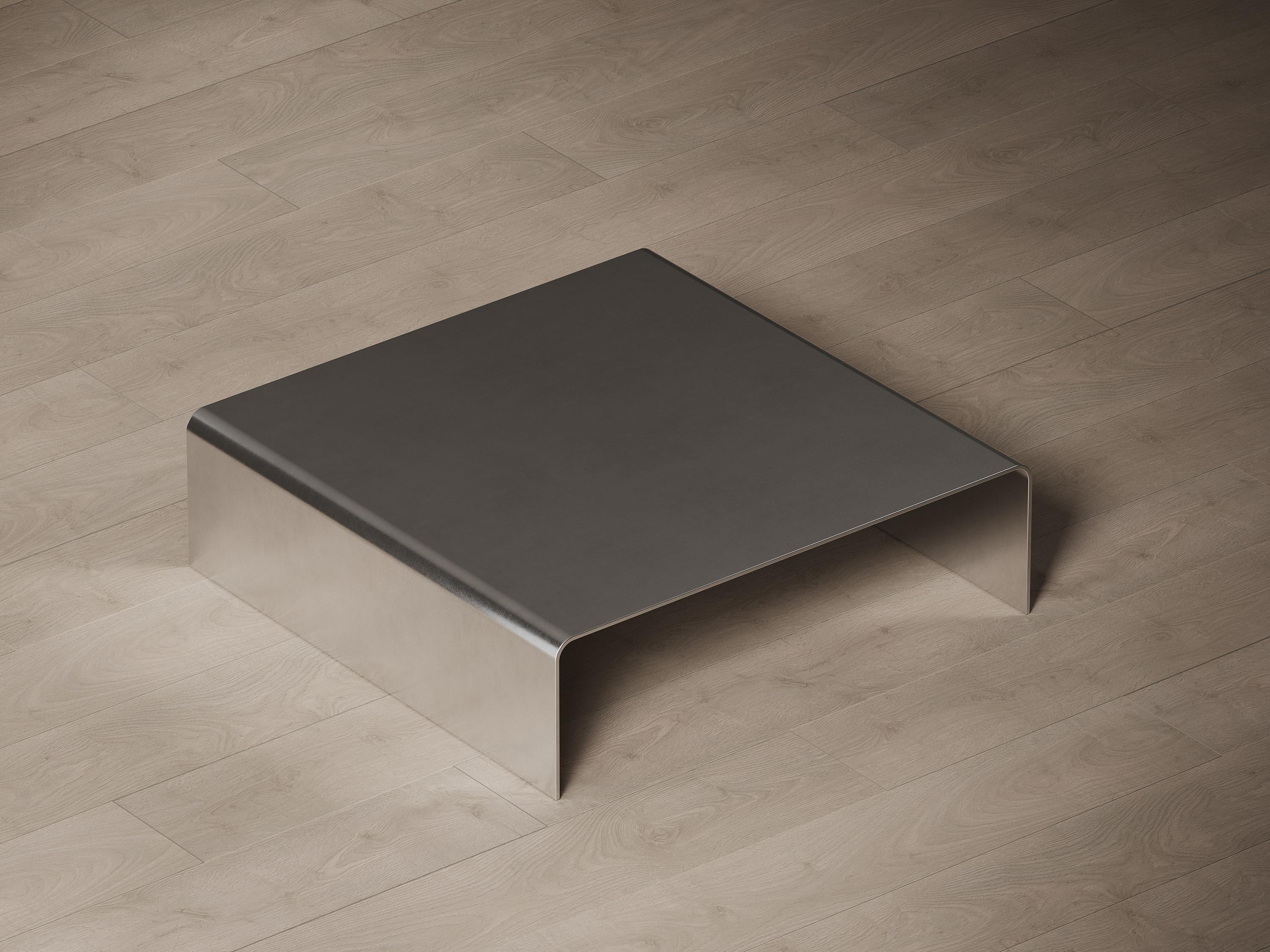 Modern Bend Coffee Table S/S For Sale