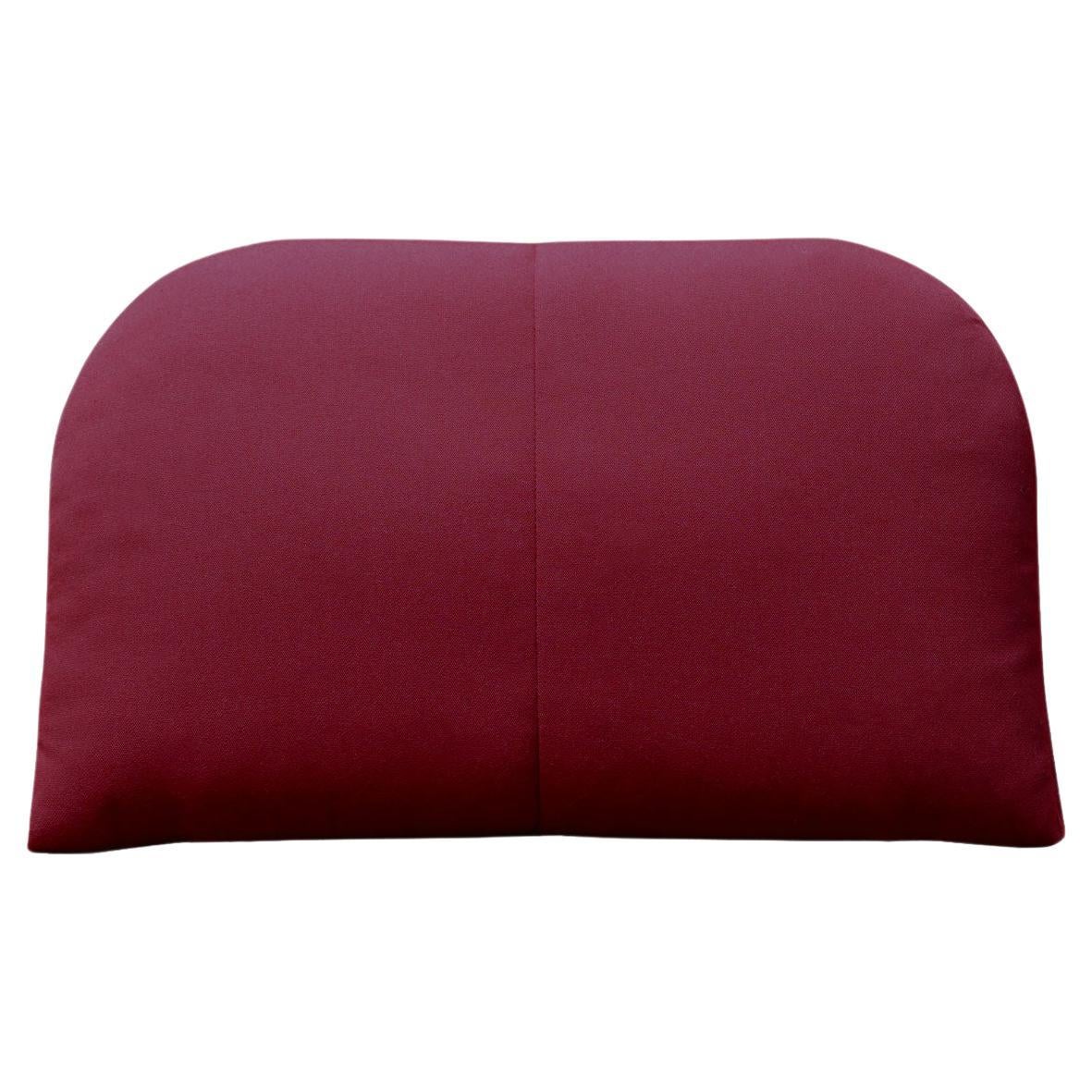 Bend Goods - Arc Throw Pillow in Burgundy Sunbrella For Sale
